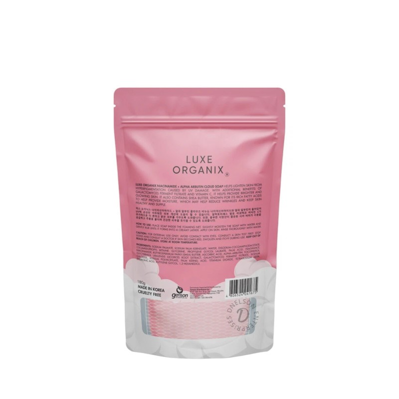 Luxe Organix Niacinamide Brightening Cloud Soap 180g