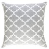 TreeWool Decorative Cushion Cover (60 x 60 cm, Silver Grey)