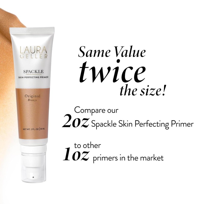 LAURA GELLER SPACKLE SKIN PERFECTING PRIMER ORIGINAL BRONZE 2 OZ