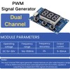 LAOMAO 2-Channel PWM Signal Generator, 1Hz-150KHz, Precise Control of Frequency