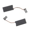 vhbw 2 x Carbon Brushes Motor Carbon Abrasive Carbon 27