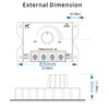 LEDENET LED Dimmer Knob & Button 3-in-1 DC5V/12V/24V 30A PWM