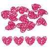 M METERXITY 12-Pack Heart Shaped Wicker Rattan Balls 60mm/2.4 Inch