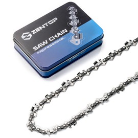 Carbide Chainsaw Chain 16 Inch, 043" Gauge, 3/8" LP Pitch, 56 Drive Links. Fits Dewalt, Poulan, Greenworks, Milwaukee M18 and More. 1 Pack