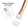 Alinan 20pcs JST-XH2.54mm 4 Pin Connector Kit, Included 10pcs Mini