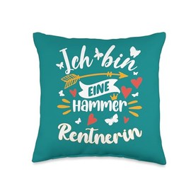 Eine Hammer Rentnerin - Rentnerin Geschenke Frau Lustig Throw Pillow