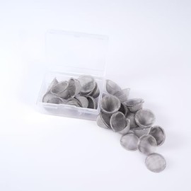 LIVBTS 50PCS 19mm Pipe Screens - Stainless Steel Reusable Gauze Filters for Pipes, Compatible with LIVBTS Glass-A3 Series Pipe