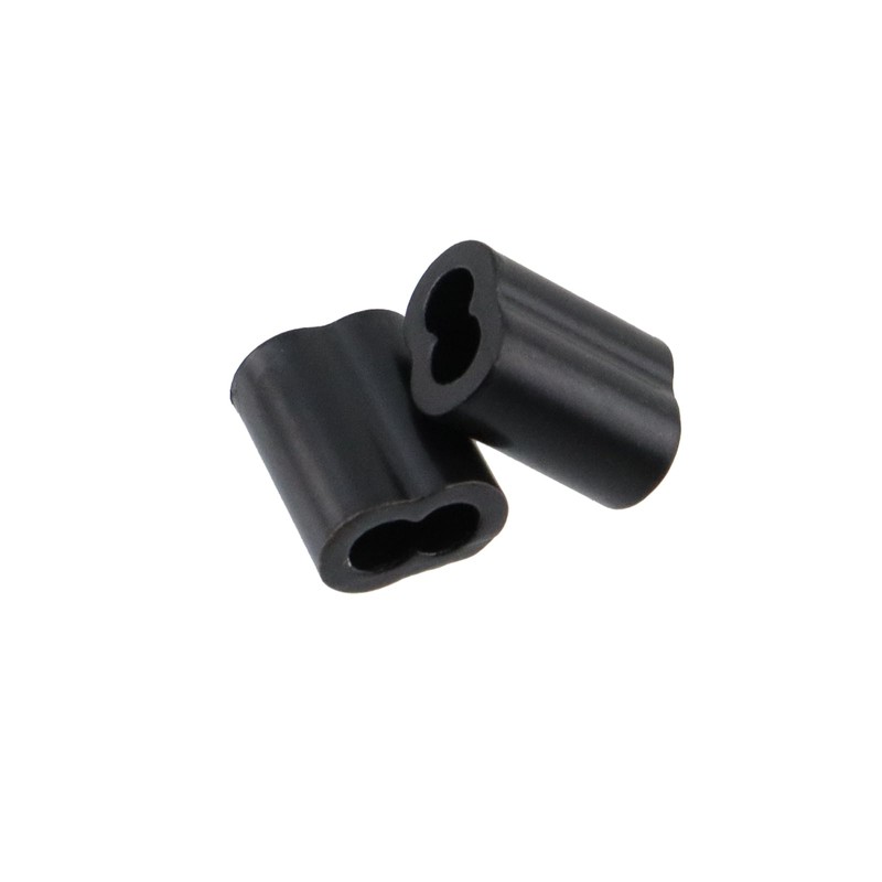 Antrader Aluminum Crimping Loop Sleeve,1/8" Cable Crimps Wire Ferrules for