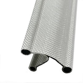 3 Metres Awning Rail Piping Twin 6mm & 4mm Camping Tent Piping Drive Away Fitting for Figure of 8 Awning Channel for RVs Campervan Caravan