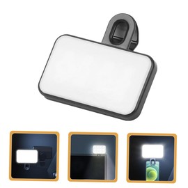 Housoutil Clip Led Video Light for Computer Brightness Color Portable Streaming Light for Live Streaming Video Conferencing Online Education Lightweight Easy to Use
