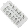 AIBOYA 15 Cavity Bear Silicone Candy Molds Car Wooden Horse