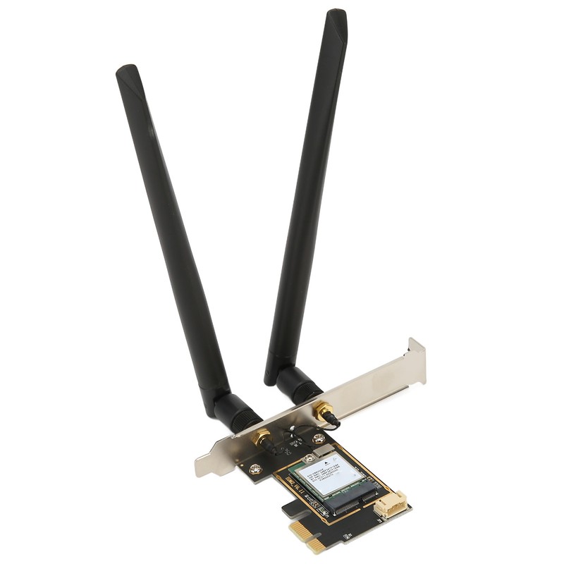 PCIe WiFi 6E Card 2.4G/5G/6Ghz Up to 2400Mbps Dual Antenna