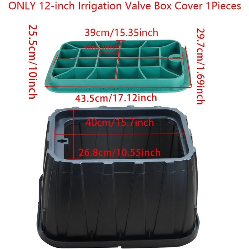 12x17 Valve Box Cover Lid Sprinkler Valve Box Lid Replacement