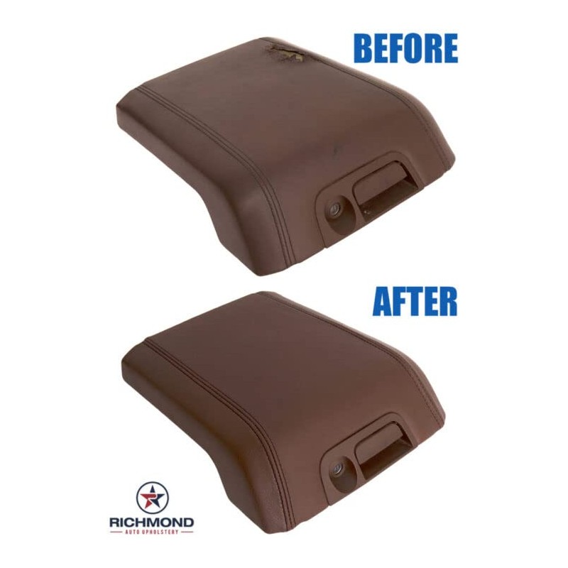 Richmond Auto Upholstery - Replacement Genuine Leather Center Console Lid