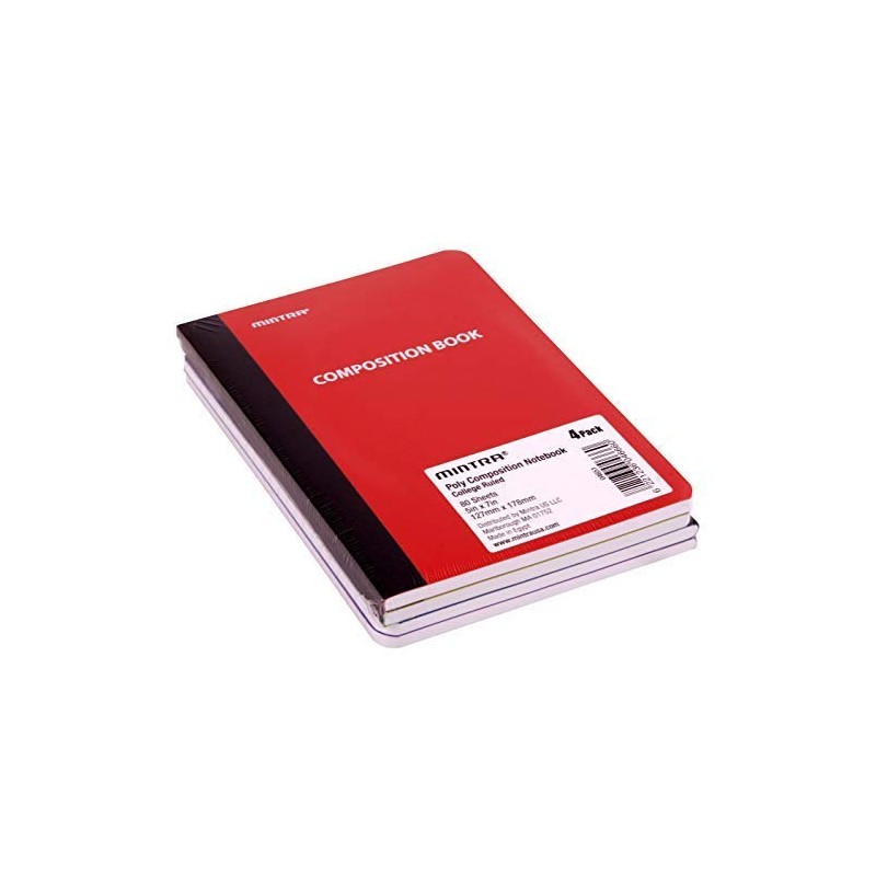 Mintra Office Mini Poly Composition Book (5in x 7in, Poly