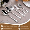 45 Pieces Flatware Set for 8, 18/10 Stainless Steel Heavy