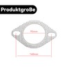 SANTUO 2 pieces 76 mm exhaust gasket exhaust flange gasket