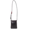Seal Leather Cord Shoulder Bag Sacoche Men's Mini Shoulder Bag