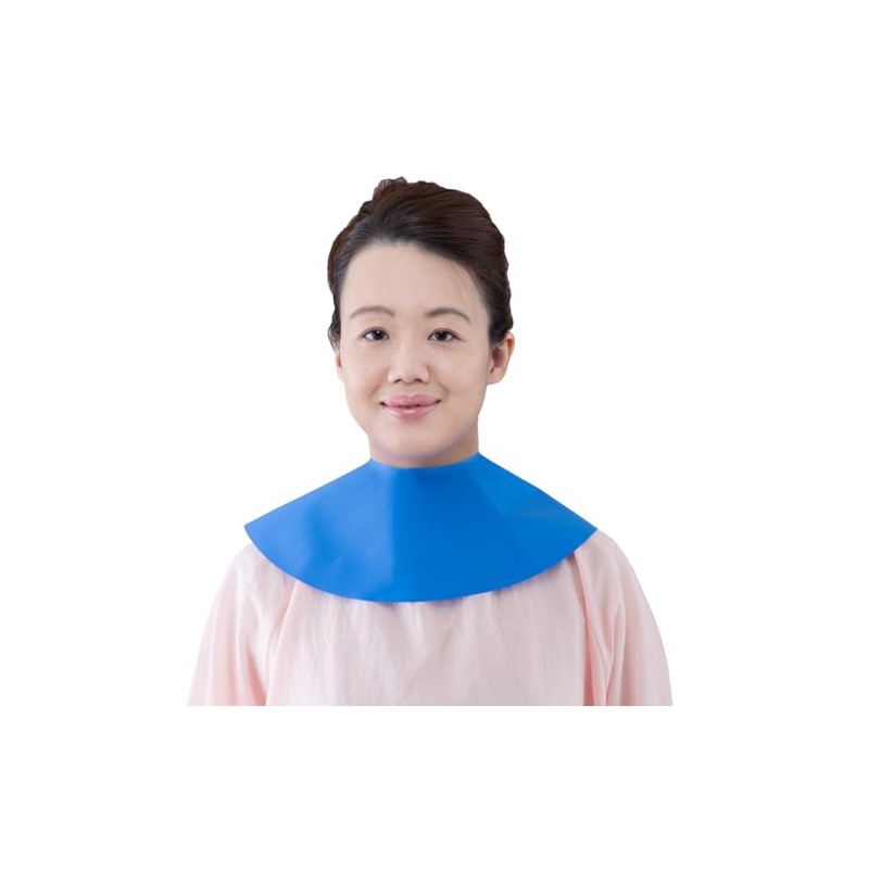 meiho- Collar Apron No. 8076 Blue