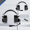 Arrowmax AHDH0042-BK-M9 Noise Cancelling Headset Compatible with Motorola Radios APX6000