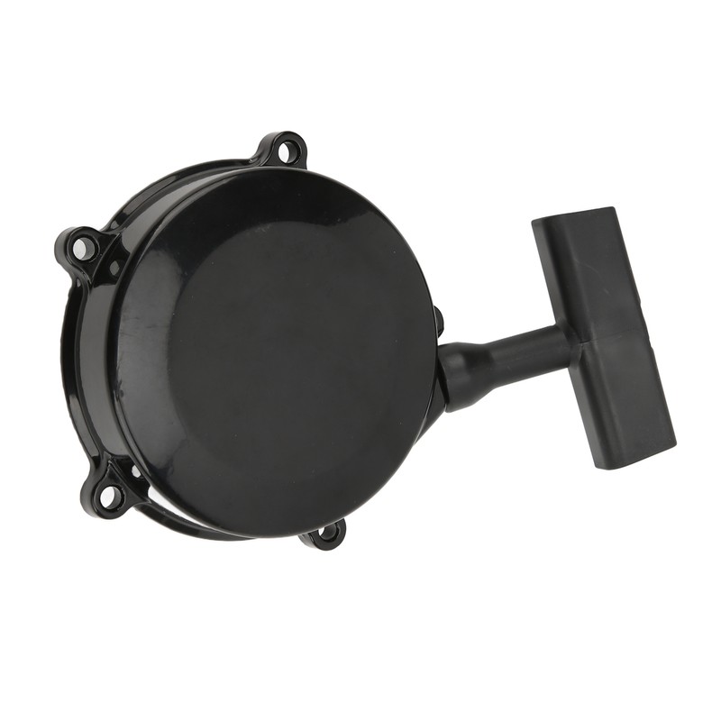 Recoil Starter Universal Aluminum Alloy Black Engine Pull Start Assembly