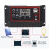 LCD Solar Charge Controller 5V /2.5A Dual USB PWM Cell