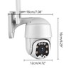 Outdoor Wireless WiFi Security Camera, 1080P Pan Tilt Zoom Surveillance