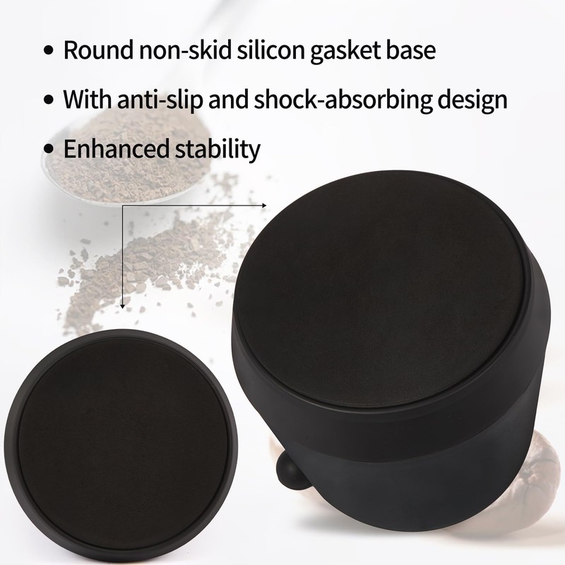 IAOSEN Knock Box 6 Inch Espresso Knock Box Shock-Absorbent Knock