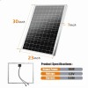 Unbranded 100W Solar Panel Off Grid System Solar Module PV