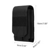 Tactical Phone Pouch, Compact Molle EDC Holster with Hook &