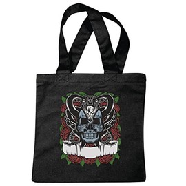 Tasche Umhängetasche Biker Shirt - Skull - Gothic - Motorcycle Shirt - motorrad - Rocker Motive - Chopper - Custom Bike - Route 66 - Motorrad Club - MC - Kutte - Einkaufstasche Schulbeutel Turnbeu