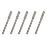 5 Pcs Mandrel Nail Drill Bits, 3.1MM Mini 3/32 Shank,