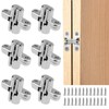 MILYARD 1-3/4" Hidden Hinges for Cabinet Doors – 180 Degree