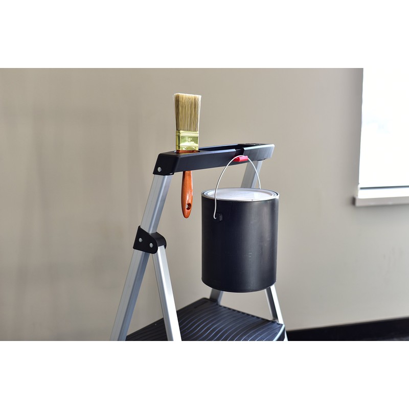 Rubbermaid RMA-2 2-Step Lightweight Aluminum Step Stool with Project Top,