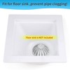 MILEGI Floor Sink Strainer Heavy Duty Aluminum Dome Sink Drain