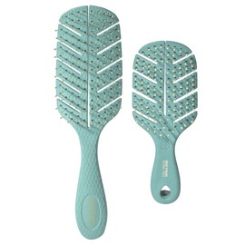 Beter - Pack Bürste Detangling Natural Fiber Groß und MINI, Entwirrungsbürste und Anti-Zieh-Bürste, Nachhaltige und vegane Materialien, Stacheln