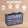 JJ PRIME - Multi Compartment Bag Handbag Insert | Expandable