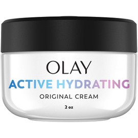 OLAY - Crema Hidratante Facial Activa 56 ml – Hidratación Profunda por 48 Horas, Fórmula No Grasosa, Para Todo Tipo de Piel