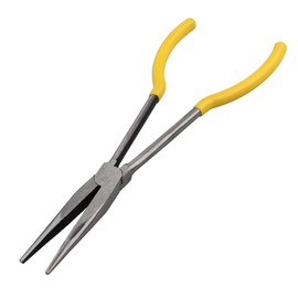 YanTone Long Reach Needle Nose Pliers, 11" Straight Pliers for Jewelry Making, Mechanics or Home Repairing