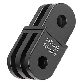 Fotodiox GoTough Extender Black Metal Straight 20mm Extension with Pivot Arm for Hero2, Hero3, Hero3+ and Hero4 Cameras and All GoPro Adapter Mounts