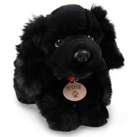 Toyland® 35cm Keel Toys Black Spaniel Soft Toy Dog 'DEXTER' EXCLUSIVE TO TOYLAND