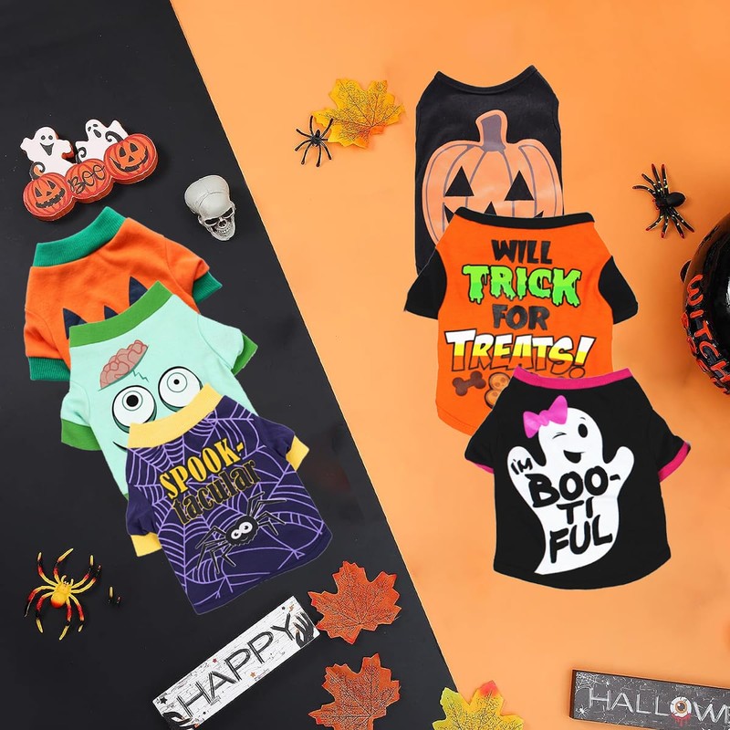 OLEQE 6 Piezas de Disfraz de Perro de Halloween Divertida