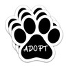 (3PCS) Adopt Sticker Dog Paw Stickers Funny Dog Stickers Paw