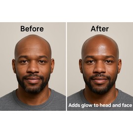 Bald Head Balm Moisturizer. Post Shave Polish for Bald Heads. Conditions and Soothes the Scalp Providing Lasting Softness, Shine, & Protection. Boaz Scent.