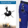 VooGenzek 5 pieces 14603 ignition key, construction machine key, with