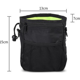 YOUTHINK - Bolsa portátil de para mascotas, bolsa de entrenamiento para perros con correa ajustable para el hombro, bolsa de almacenamiento para alimentos y aperitivos, color