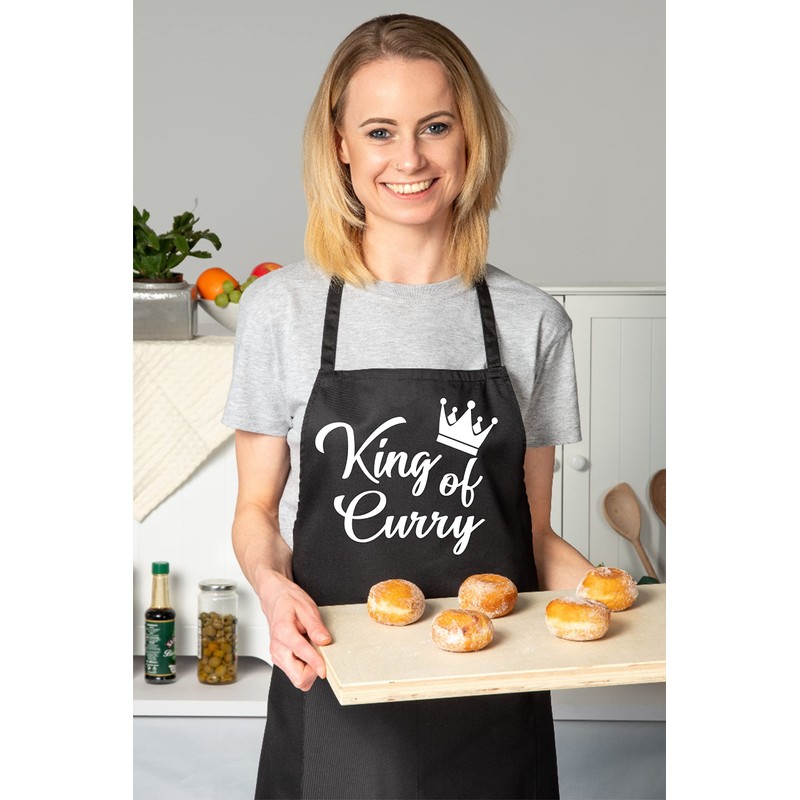 Print4U King Of Curry Men's Funny Slogan Novelty Cooking BBQ