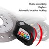 Motorcycle Alarm Disc Brake Lock, BT Unlock Replaceable Alarm Module,