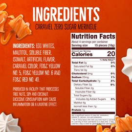 Don’t Worry Meringue Cookies – Zero Sugar Snacks for Diabetics, Sugar Free Cookies, Low Carb & Gluten Free Snacks, Healthy Candy Alternative, Keto Food, Guilt-Free 4 Pack (1 Count (Pack of 4), Cookies&Cream, Hazelnut, DoubleChocolate & Caramel)