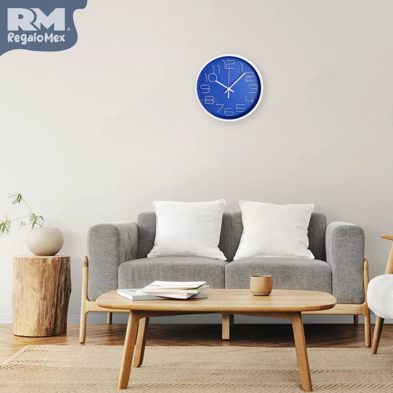 Rm Regalomex Reloj Análogo De Pared Diseño Innovador 30 Centímetros